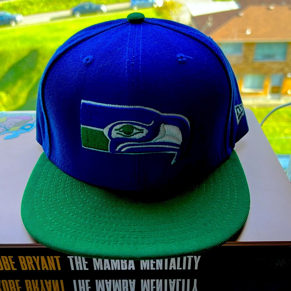 Seattle Seahawks Throwback Original New Era Hat 7 1/4 Rare